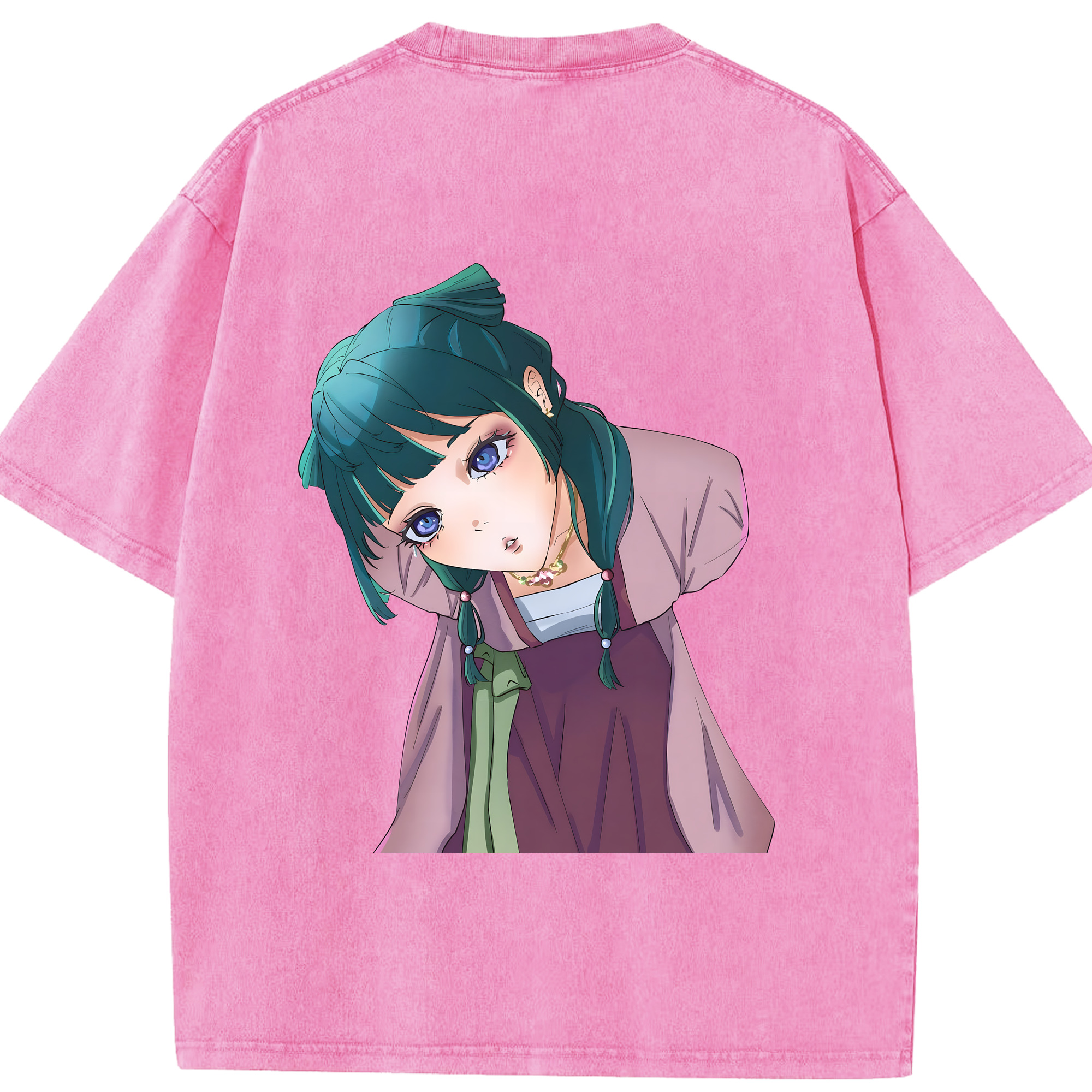 （画像用） 薬屋のひとりごと The Apothecary Diaries 綿100% ヴィンテージ風 半袖Tシャツ（背面プリント）